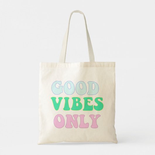 Tote Bag Good Vibes uniquement - Filles VSCO (Dos)