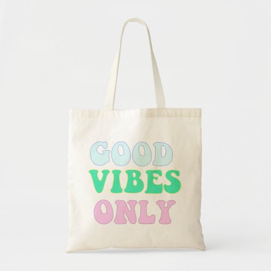 Tote Bag Good Vibes uniquement - Filles VSCO (Devant)