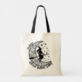 Tote Bag Good Witch Vibes Moderne Halloween Nom personnalis (Dos)