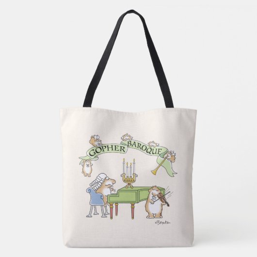 Tote Bag GOPHER BAROQUE par Sandra Boynton (Dos)