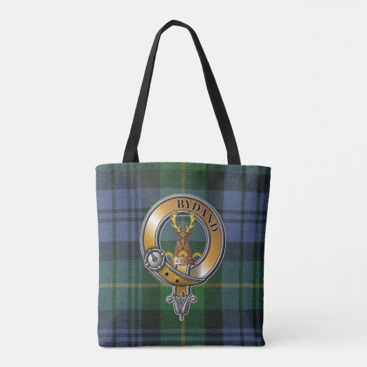 Tote Bag Gordon Tartan & Badge (Dos)