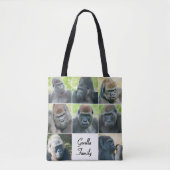 Tote Bag Gorilla Family (Devant)