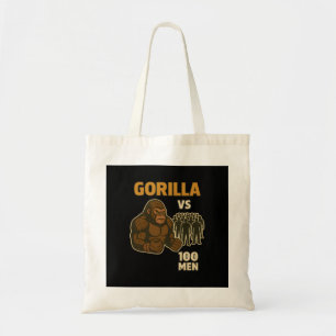 Tote Bag Gorille contre 100 hommes bataille épique