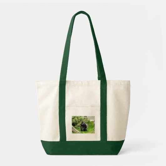 Tote Bag Gorille masculin de silverback de plaine (Devant)