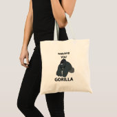 Tote Bag Gorille Vous Regardant Drôle Gorille (Devant (produit))