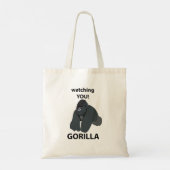 Tote Bag Gorille Vous Regardant Drôle Gorille (Dos)