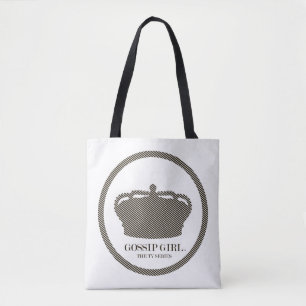 Tote Bag Gossip Girl TV Series Crown Icon