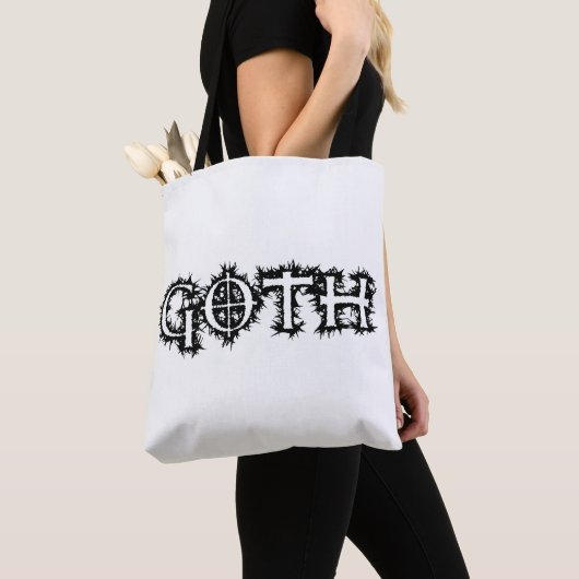 Tote Bag Goth (De près)