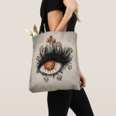 Tote Bag Goth étrange oeil art sorcier (De près)