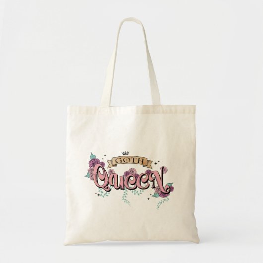 Tote Bag Goth Queen (Devant)