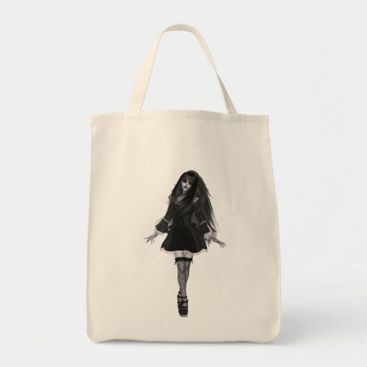 Tote Bag ♥ gothique collectable d'art de poupée de ♥ (Devant)