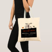 Tote Bag Gothique Squelette Booze Mariage alimentaire Photo (Devant (produit))