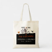 Tote Bag Gothique Squelette Booze Mariage alimentaire Photo (Dos)