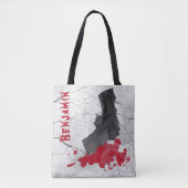 Tote Bag Gothique Vampire Bat Halloween (Devant)