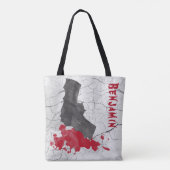 Tote Bag Gothique Vampire Bat Halloween (Dos)