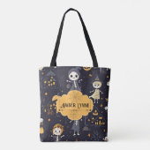 Tote Bag Gouls mignons et Éffrayants Trick ou traiter Hallo (Dos)