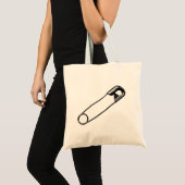 Tote Bag Goupille de sécurité Fourre-tout (Devant (produit))
