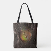 Tote Bag gouttelettes d'eau sur panneau de verre (Dos)