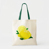Tote Bag Gouttes de citron (Devant)