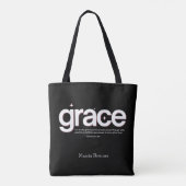 Tote Bag Grace Ephésiens 2:8 (Dos)