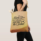 Tote Bag Grâce Extraordinaire comment douce l'Hymne sonore (De près)