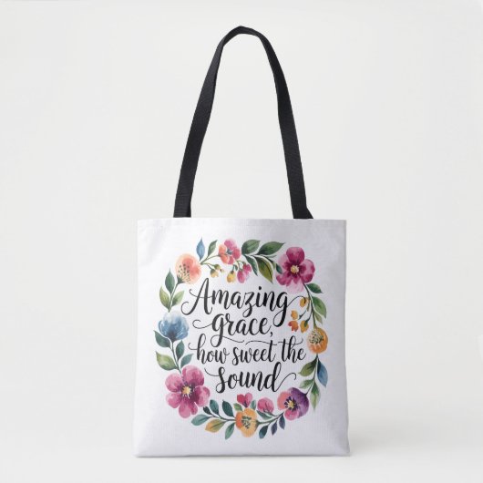 Tote Bag Grace Extraordinaire florale (Devant)