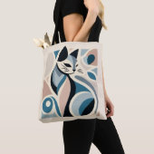 Tote Bag Grâce Féline Abstraite (De près)