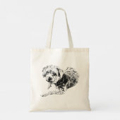 Tote Bag Grâce graphique d'un ami attentif (Dos)