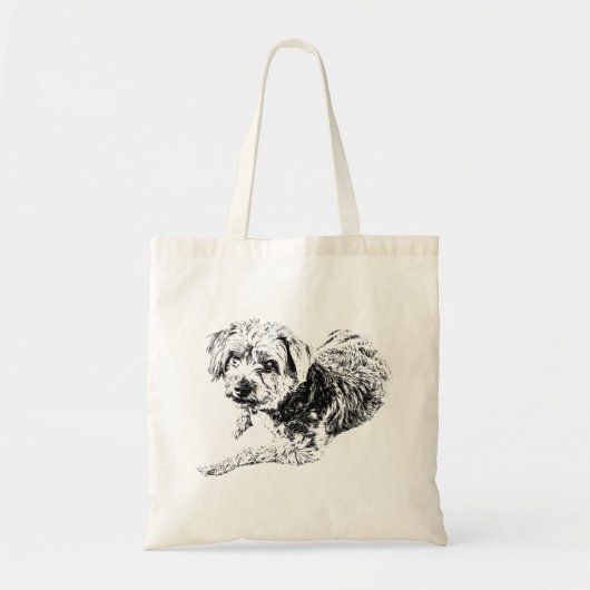 Tote Bag Grâce graphique d'un ami attentif (Devant)