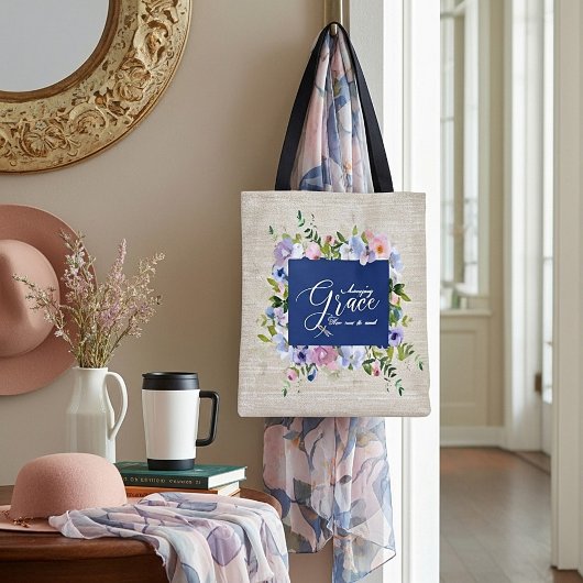 Tote Bag Grâce incroyable floral  