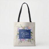 Tote Bag Grâce incroyable floral   (Devant)