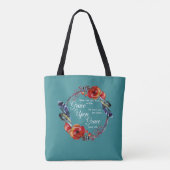 Tote Bag Grace On Grace John 1:16 Écriture (Dos)