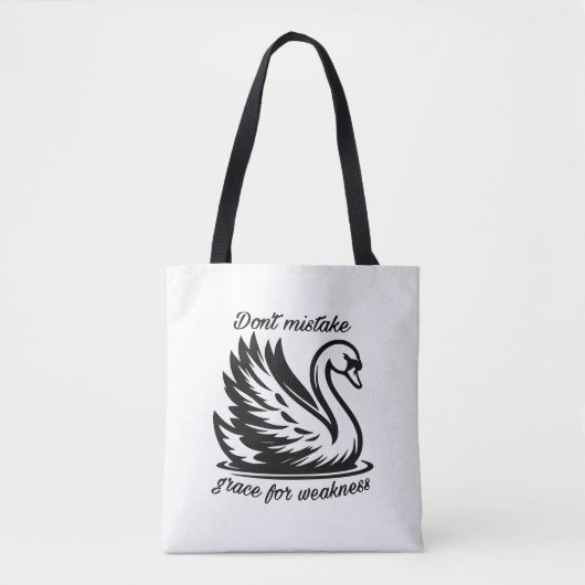 Tote Bag Grace pour faiblesse (Devant)