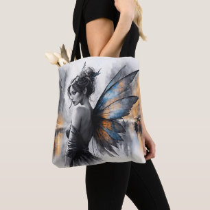 Tote Bag Graceful waile brunette minimalisme urbain crépusc