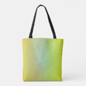 Tote Bag Gradation géométrique jaune moderne (Dos)
