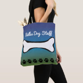 Tote Bag Gradient bleu accessoire de jouet de chien de (De près)