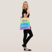 Tote Bag Gradient de Gorgeous Pastel (Sur le modèle)