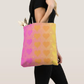 Tote Bag gradient heart leggings (De près)