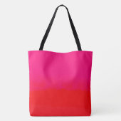Tote Bag Gradient rose et orange (Dos)
