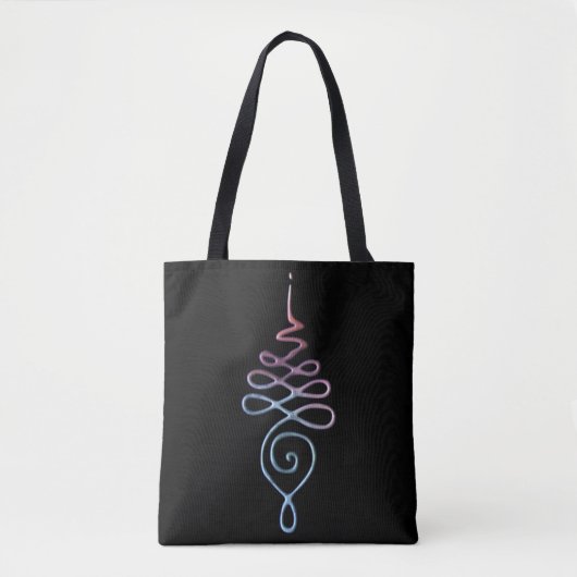 Tote Bag Gradient Unalome (Devant)