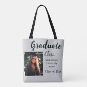 Tote Bag Graduation ajouter nom classe de 20xx félicitation (Dos)