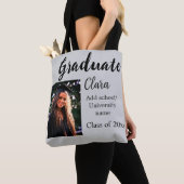 Tote Bag Graduation ajouter nom classe de 20xx félicitation (De près)