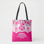 Tote Bag Graduation de la cow-girl spatiale (Devant)
