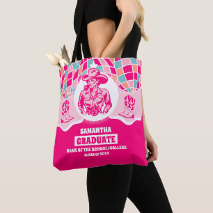 Tote Bag Graduation de la cow-girl spatiale
