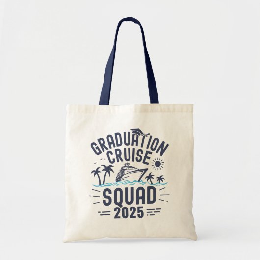 Tote Bag Graduation sur mesure Croisière Escadron Groupe de (Devant)