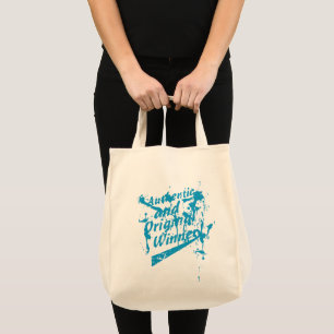 Tote Bag Graffiti Authentique Vainqueur Grunge Éclaboussure