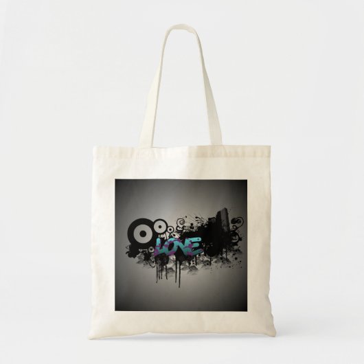 Tote Bag Graffiti d'AMOUR (Devant)