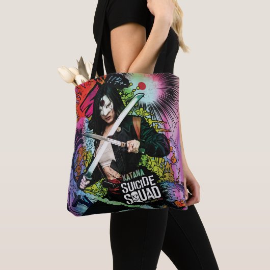 Tote Bag Graffiti de caractère du peloton | Katana de (De près)