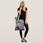 Tote Bag Graffiti de fille asiatique (Sur le modèle)