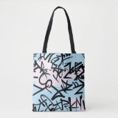 Tote Bag Graffiti moderne (Devant)